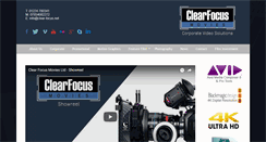 Desktop Screenshot of clearfocus-productions.co.uk